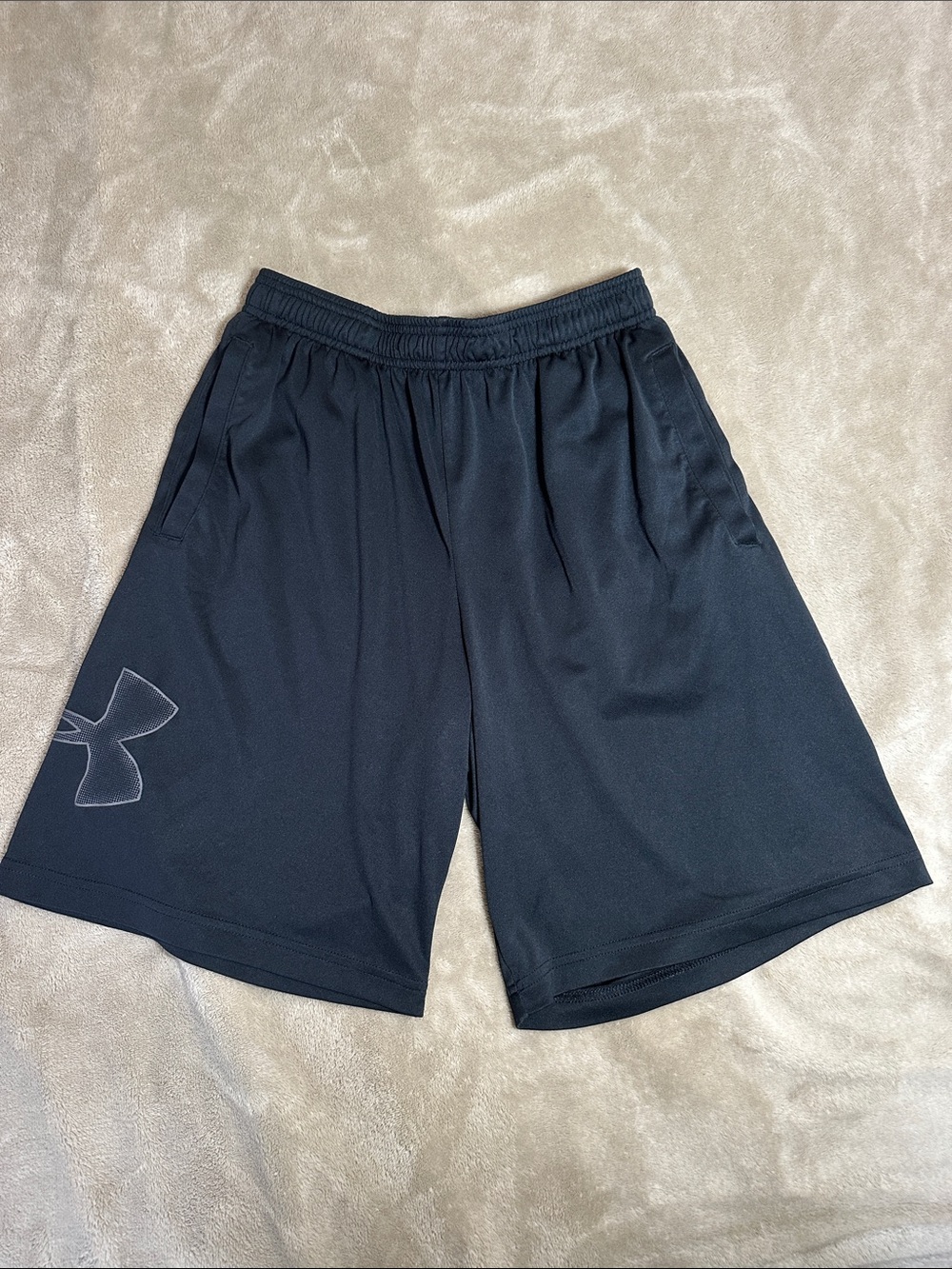 Under Armour Black Men's Training Shorts with Logo